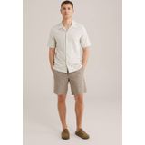 Fundamentals - Heren Slim Fit Overhemd - Beige - Katoen