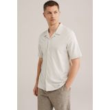 Fundamentals - Heren Slim Fit Overhemd - Beige - Katoen