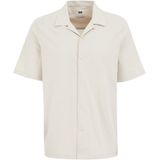 Fundamentals - Heren Slim Fit Overhemd - Beige - Katoen