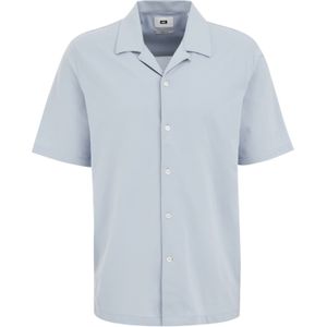 Fundamentals - Heren Slim Fit Overhemd - Lichtblauw - Piquejersey - Katoen