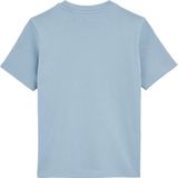 WE Fashion Shirt  lichtblauw / zwart / wit