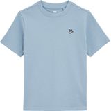 WE Fashion Shirt  lichtblauw / zwart / wit