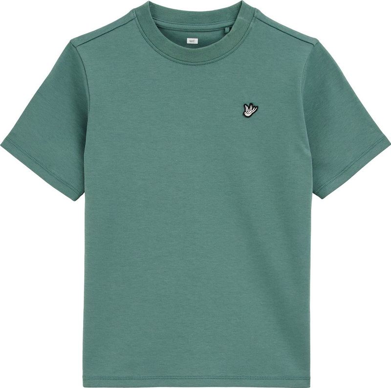 WE Fashion - Blue Ridge - T-shirt - Donkergroen