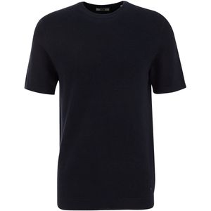 WE Fashion Heren Regular fit T-shirt met structuur