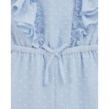 WE Fashion - Meisjes Jumpsuit - Regular Fit - Pastelblauw - 100% Gerecycled Polyester