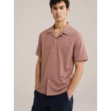 WE Fashion - Overhemd - Roestbruin - Regular Fit - Kwartmouw