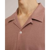 WE Fashion - Overhemd - Roestbruin - Regular Fit - Kwartmouw