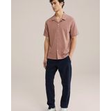 WE Fashion - Overhemd - Roestbruin - Regular Fit - Kwartmouw