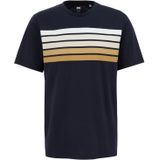 WE Fashion - T-shirt - Donkerblauw - 100% Katoen - Regular Fit