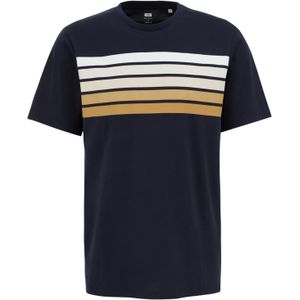 WE Fashion - T-shirt - Donkerblauw - 100% Katoen - Regular Fit