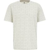 WE Fashion - Heren Regular fit T-shirt met print - Regular fit - Lichtgroen - Katoen - Maat: XS