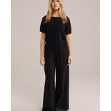 WE Fashion - Gebreide Trui - Zwart - Regular Fit