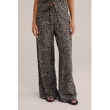 WE Fashion - Dames Wide Leg Broek - Lichtbruin - Viscose