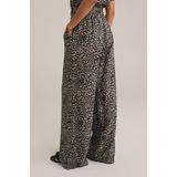 WE Fashion - Dames Wide Leg Broek - Lichtbruin - Viscose