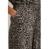 WE Fashion - Dames Wide Leg Broek - Lichtbruin - Viscose