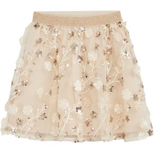 WE Fashion Meisjes Tulerok - Met Borduursels en Onderrok