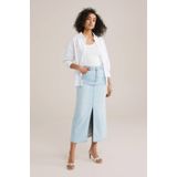 WE Fashion - Blue Ridge - Spijkerrok - Lichtblauw - Denim