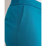 WE Fashion - Pantalon - Koningsblauw - Flared - Mid Waist