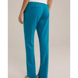 WE Fashion - Pantalon - Koningsblauw - Flared - Mid Waist