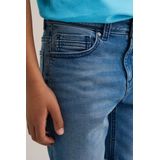 Blue Ridge - Jongens Slim Fit Denim Short - Donkerblauw - Katoen