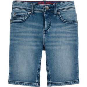 Blue Ridge - Jongens Slim Fit Denim Short - Donkerblauw - Katoen
