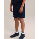 Blue Ridge - Jongens slim fit chinoshort - Slim Fit - Donkerblauw - Katoen - Maat: 92