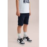 WE Fashion - Denim Short - Marineblauw - Regular Fit - 5-Pocket