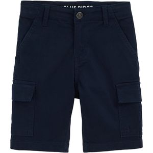 Blue Ridge - Jongens Cargoshort - Slim Fit - Marineblauw - Katoen