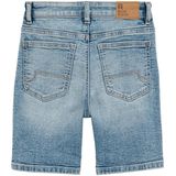 WE Fashion - Regular Fit - Denim Short - Blauw - 5-Pocket Model