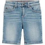 WE Fashion - Regular Fit - Denim Short - Blauw - 5-Pocket Model