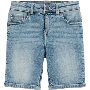 WE Fashion - Regular Fit - Denim Short - Blauw - 5-Pocket Model