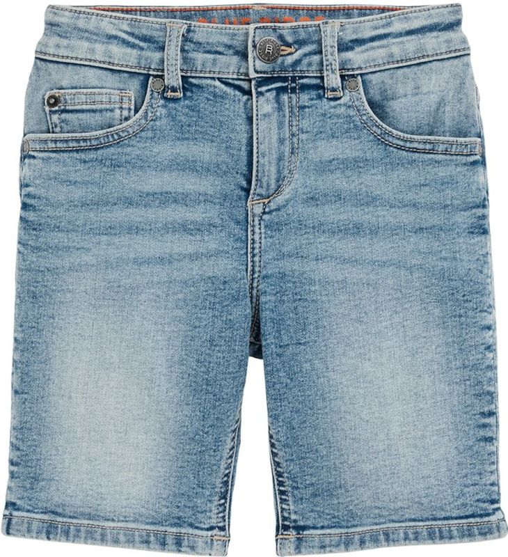 WE Fashion - Regular Fit - Denim Short - Blauw - 5-Pocket Model