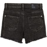 WE Fashion - Korte Broek - Zwart - Slim Fit - Hoge Taille - Katoen, Polyester, Elastaan