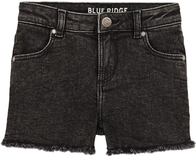 WE Fashion - Korte Broek - Zwart - Slim Fit - Hoge Taille - Katoen, Polyester, Elastaan