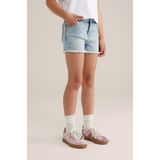 Blue Ridge - Meisjes Denim Short - Slim Fit - Lichtblauw - Katoen