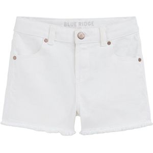 Jeans - Effen - Denim - Kort - Slimfit - Franjes