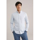 WE Fashion - Zakelijk Overhemd - Lichtblauw - Slim Fit