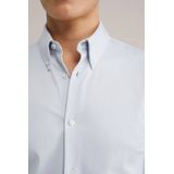 WE Fashion - Zakelijk Overhemd - Lichtblauw - Slim Fit