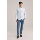 WE Fashion - Zakelijk Overhemd - Lichtblauw - Slim Fit