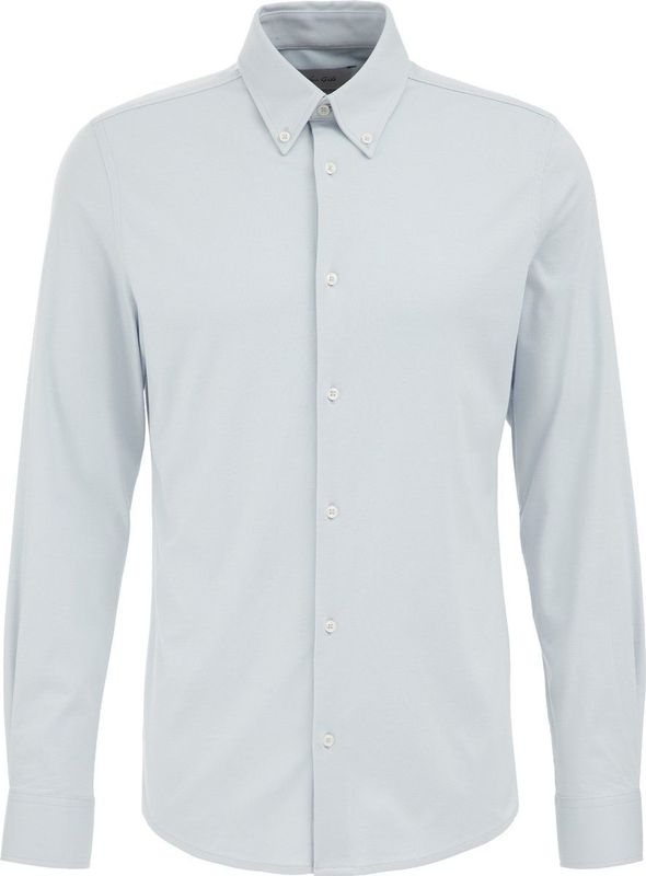 WE Fashion - Zakelijk Overhemd - Lichtblauw - Slim Fit