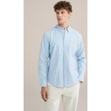 WE Fashion - Blue Ridge - Overhemd - Lichtblauw - 100% Katoen