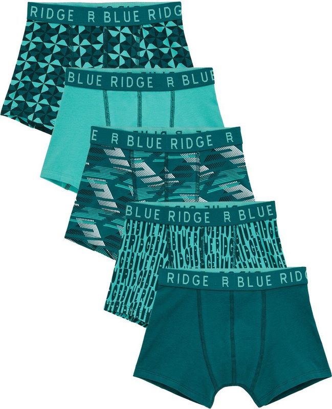 WE Fashion - Blue Ridge - Boxershorts - Blauw - Stretchkatoen - Multipack