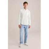 WE Fashion - Overhemd - Offwhite - Lange Mouw - Regular Fit