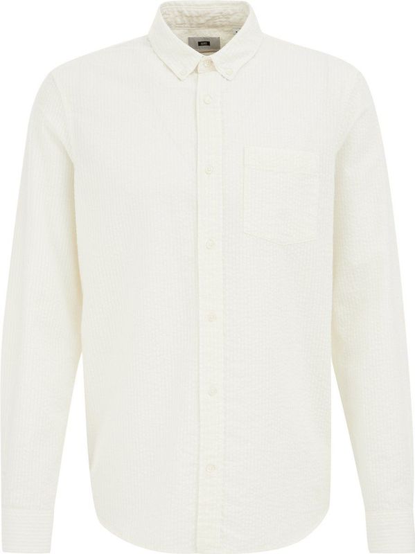 WE Fashion - Overhemd - Offwhite - Lange Mouw - Regular Fit