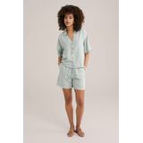 WE Fashion Broek  mintgroen