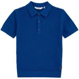 WE Fashion Jongens polo met structuur