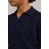 WE Fashion - Polo - Marineblauw - 100% Katoen - Korte Mouwen