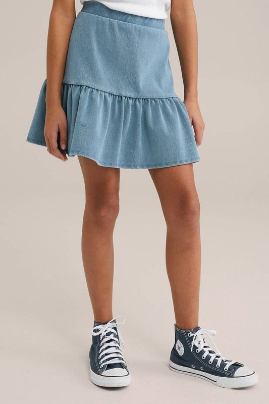 Blue Ridge - Meisjes Denim Rok - Regular Fit - Lichtblauw - Katoen