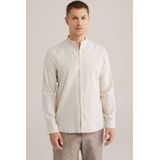 WE Fashion - Overhemd - Ecru - Regular Fit - Lange Mouw