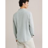 Fundamentals - Overhemd - Mintgroen - Linnenmix - Regular Fit